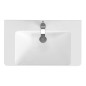 Cersanit Mille - Lavabo 81x49 cm, avec trop-plein, trou pour robinetterie, blanc K675-003 Cersanit Mille - Lavabo 81x49 cm, avec trop-plein, trou pour robinetterie, blanc K675-003