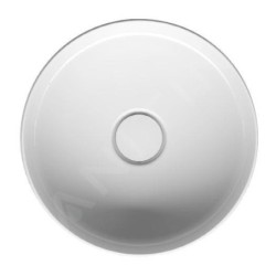 Bette Liv - Vasque à poser, diamètre 42 cm, sans trop-plein, BetteGlaze Plus, blanc A243-000PW