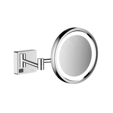 Hansgrohe AddStoris - Miroir de rasage avec éclairage LED, chrome 41790000
