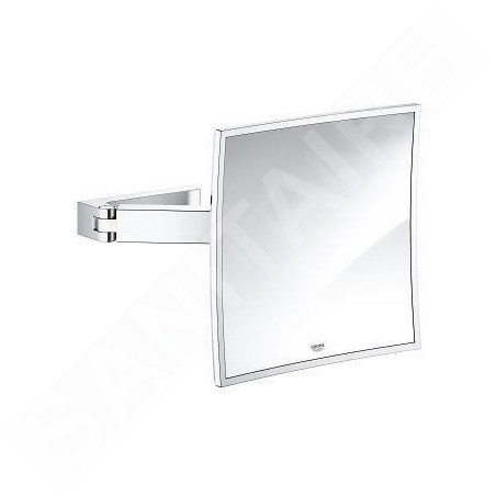 Grohe Selection Cube - Miroir de maquillage, chrome 40808000