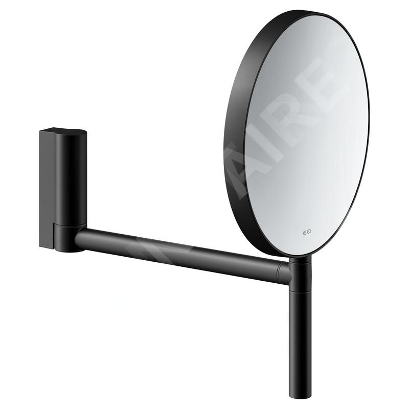 Keuco Plan - Miroir cosmétique mural, noir mat 17649370002 Keuco Plan - Miroir cosmétique mural, noir mat 17649370002