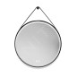 kielle Idolio - Miroir avec éclairage LED et chauffage, diamètre 59 cm, noir 50324004 kielle Idolio - Miroir avec éclairage LED et chauffage, diamètre 59 cm, noir 50324004