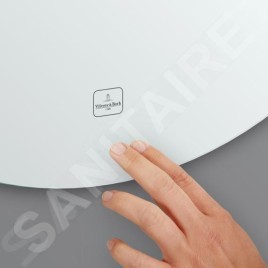 Villeroy & Boch More to See Lite - Miroir avec éclairage LED, diamètre 850 mm A4608500