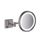 Hansgrohe AddStoris - Miroir de rasage avec éclairage LED, chrome noir brossé 41790340 Hansgrohe AddStoris - Miroir de rasage avec éclairage LED, chrome noir brossé 41790340