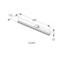 Ideal Standard Mirror&Light - Luminaire LED Pandora 608x112x33 mm, 12W, chrome T322967