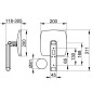 Keuco Miroirs cosmétiques - Miroir cosmétique mural avec éclairage LED, chrome 17613019002 Keuco Miroirs cosmétiques - Miroir cosmétique mural avec éclairage LED, chrome 17613019002