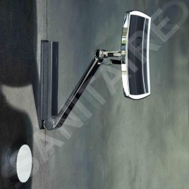 Keuco Miroirs cosmétiques - Miroir cosmétique mural avec éclairage LED, chrome 17613019002