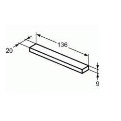 Ideal Standard i.Life A - Poignée de meubles 136 mm, chrome brossé T5324YE