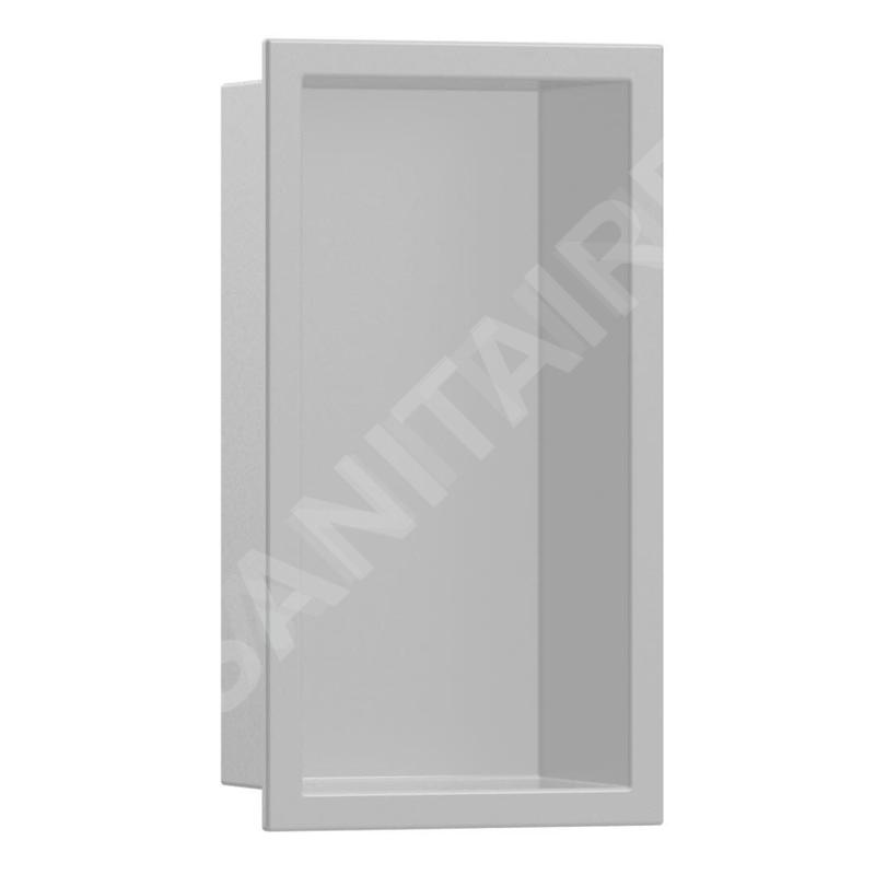 Hansgrohe XtraStoris Original - Niche murale avec cadre, 300 x 150 x 100 mm, gris béton 56057380