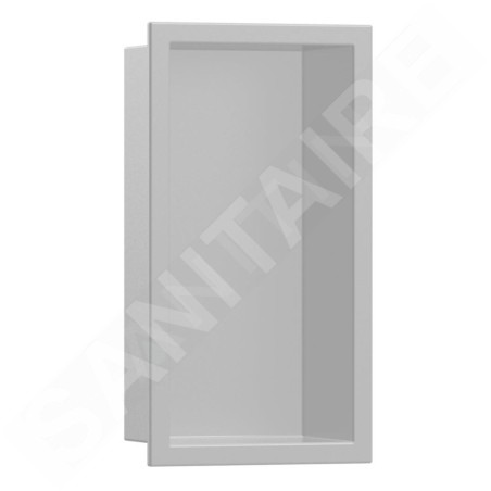 Hansgrohe XtraStoris Original - Niche murale avec cadre, 300 x 150 x 100 mm, gris béton 56057380