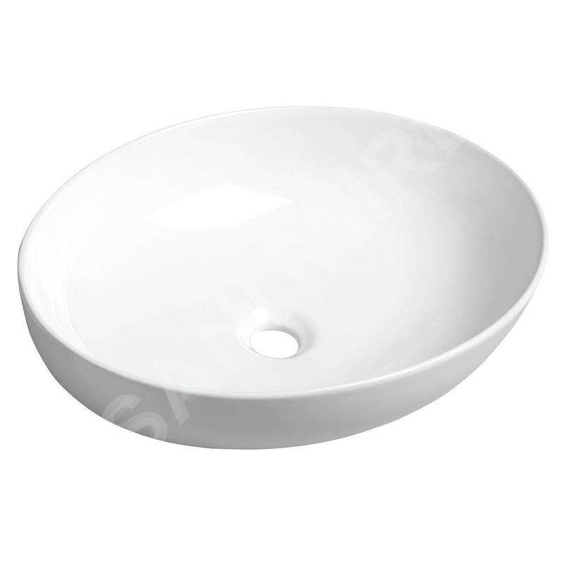 Sapho Lavabos - Lavabo Ofelie 520x400 mm, sans trou pour robinet, sans trop-plein, blanc AR433 Sapho Lavabos - Lavabo Ofelie 520x400 mm, sans trou pour robinet, sans trop-plein, blanc AR433