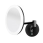 Nimco Miroirs - Miroir de maquillage mural avec éclairage LED, noir ZK 20265-90 Nimco Miroirs - Miroir de maquillage mural avec éclairage LED, noir ZK 20265-90