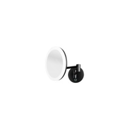 Nimco Miroirs - Miroir de maquillage mural avec éclairage LED, noir ZK 20265-90