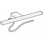 Geberit Selnova Square - Luminaire sur meuble, longueur 300 mm, chrome 501.280.00.1