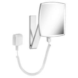 Keuco Miroirs cosmétiques - Miroir mural cosmétique avec éclairage LED, chrome 17613019001