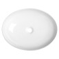 Sapho Lavabos - Lavabo Ofelie 520x400 mm, sans trou pour robinet, sans trop-plein, blanc AR433 Sapho Lavabos - Lavabo Ofelie 520x400 mm, sans trou pour robinet, sans trop-plein, blanc AR433