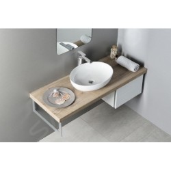 Sapho Lavabos - Lavabo Ofelie 520x400 mm, sans trou pour robinet, sans trop-plein, blanc AR433