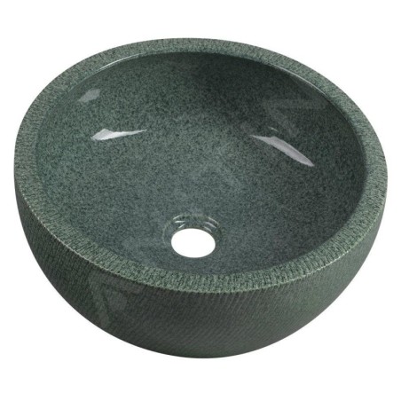 Sapho Priori - Lavabo en céramique, diamètre 420 mm, vert PI013
