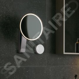 Keuco Miroirs cosmétiques - Miroir cosmétique mural avec éclairage LED, chrome 17612019002