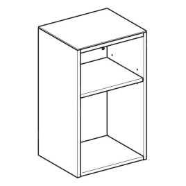Geberit Smyle Square - Meuble latéral, ouvert, sable gris 500.358.JL.1