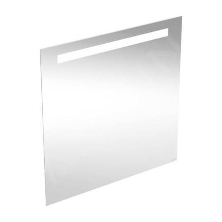Geberit Option - Miroir avec éclairage LED, 70x70 cm, aluminium 502.806.00.1