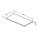 Ideal Standard i.Life B - Meuble sous lavabo, 100 mm, blanc mat T5283DU