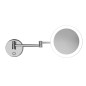 kielle Idolio - Miroir cosmétique mural avec éclairage LED, chrome 50324023 kielle Idolio - Miroir cosmétique mural avec éclairage LED, chrome 50324023