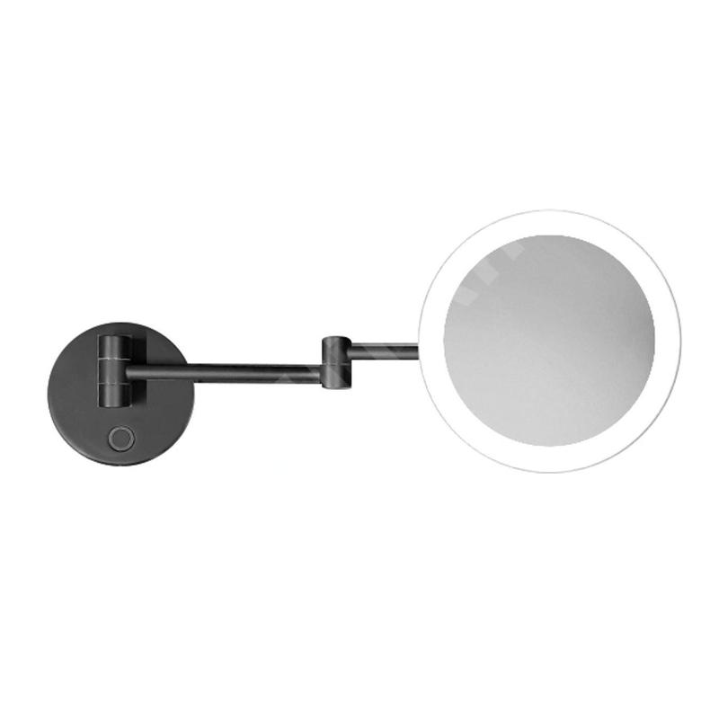 kielle Idolio - Miroir de maquillage avec éclairage LED, noir mat 50324024 kielle Idolio - Miroir de maquillage avec éclairage LED, noir mat 50324024