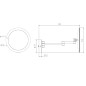 kielle Idolio - Miroir de maquillage avec éclairage LED, noir mat 50324024 kielle Idolio - Miroir de maquillage avec éclairage LED, noir mat 50324024