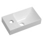 Sapho Small - Lave-mains Piccolino 308x170 mm, sans trop-plein, trou de robinetterie à gauche, blanc PK300 Sapho Small - Lave-mains Piccolino 308x170 mm, sans trop-plein, trou de robinetterie à gauche, blanc PK300