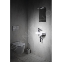 Sapho Small - Lave-mains Piccolino 308x170 mm, sans trop-plein, trou de robinetterie à gauche, blanc PK300