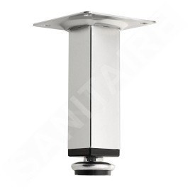 Aqualine Accessoires - Pieds réglables en hauteur, 1 pièce, chrome 10078
