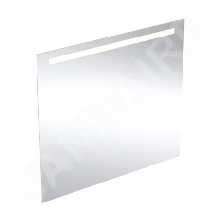 Geberit Option - Miroir avec éclairage LED, 100x90 cm, aluminium 502.814.00.1
