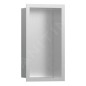 Hansgrohe XtraStoris Individual - Niche murale avec cadre design, 300x150x100 mm, inox brossé 56094800