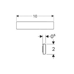 Geberit Accessoires - Support magnétique 510010000