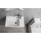 Sapho Nuali - Lave-mains 50x30 mm, avec trop-plein, avec trou de robinetterie, blanc TU0129