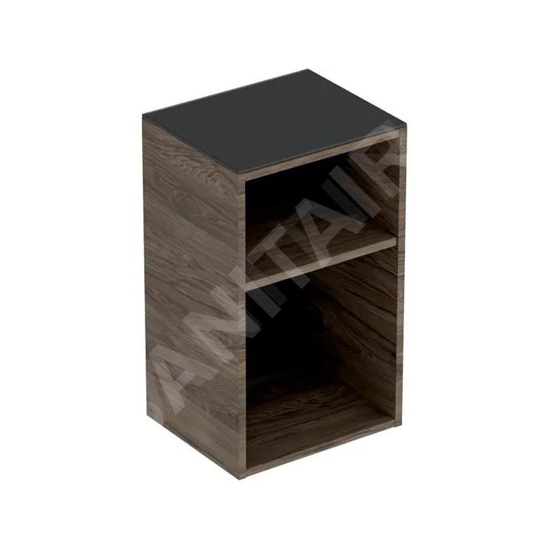 Geberit Smyle Square - Meuble latéral, ouvert, noyer hickory 500.358.JR.1