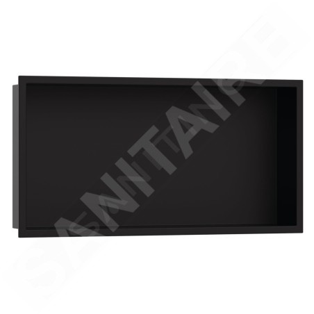 Hansgrohe XtraStoris Original - Niche murale avec cadre intégré, 300x600x100 mm, noir mat 56064670