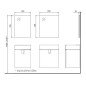 Kolo Twins - Miroir, 500x700 mm 88455000 Kolo Twins - Miroir, 500x700 mm 88455000