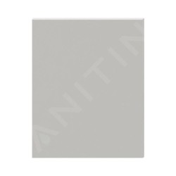 Jika Lyra - Miroir avec support bois, 400x750 mm, blanc H4531810383041