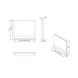 Ravak Formy - Miroir 800x710 mm, blanc X000001044 Ravak Formy - Miroir 800x710 mm, blanc X000001044