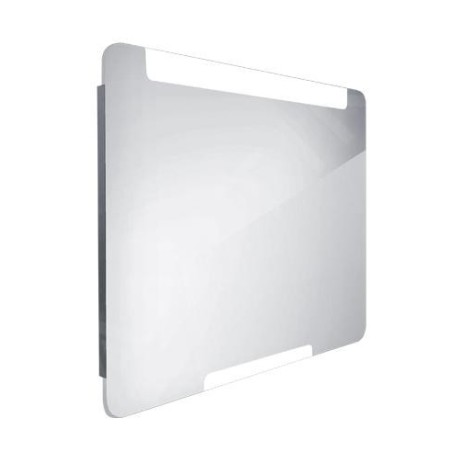 Nimco Miroirs - Miroir avec éclairage LED, 800x700 mm, aluminium ZP 22003