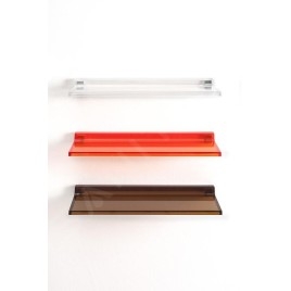 Laufen Kartell - Etagère, 750x260x530 mm, cristal transparent H3893310840001