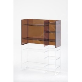 Laufen Kartell - Etagère, 750x260x530 mm, cristal transparent H3893310840001
