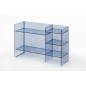 Laufen Kartell - Etagère, 750x260x530 mm, cristal transparent H3893310840001