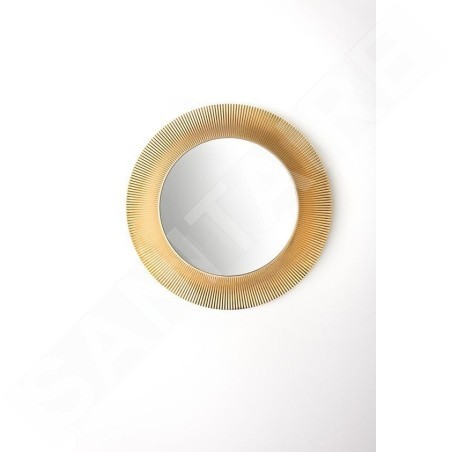 Laufen Kartell - Miroir avec cadre, diamètre 780 mm, cuivre H3863310890001