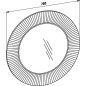 Laufen Kartell - Miroir avec cadre, diamètre 780 mm, cuivre H3863310890001 Laufen Kartell - Miroir avec cadre, diamètre 780 mm, cuivre H3863310890001
