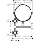 Axor Montreux - Miroir concave, nickel brossé 42090820 Axor Montreux - Miroir concave, nickel brossé 42090820