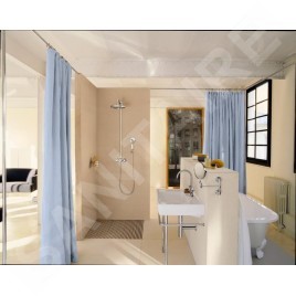 Axor Montreux - Miroir concave, nickel brossé 42090820
