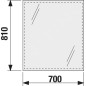 Jika Clear - Miroir 700x810 mm H4557311731441 Jika Clear - Miroir 700x810 mm H4557311731441